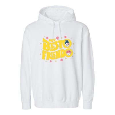 My Besto Friendo Kawaii Anime Saying Art Garment-Dyed Fleece Hoodie