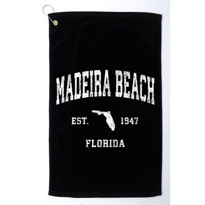 Madeira Beach Florida Fl Vintage Athletic Golf Towel