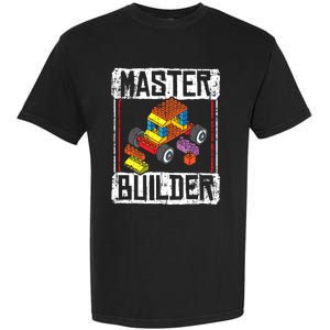 Master Builder For A Builder Block Building Blocks Bricks Garment-Dyed Heavyweight T-Shirt