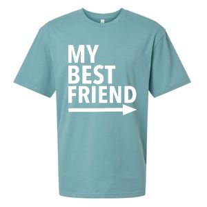 My Best Friend T With Arrow Left Sueded Cloud Jersey T-Shirt