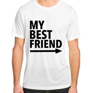 My Best Friend T With Arrow Left Adult ChromaSoft Performance T-Shirt