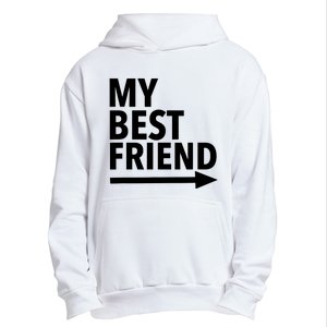 My Best Friend T With Arrow Left Urban Pullover Hoodie