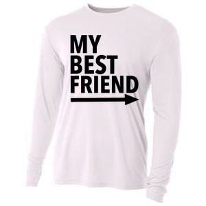 My Best Friend T With Arrow Left Cooling Performance Long Sleeve Crew