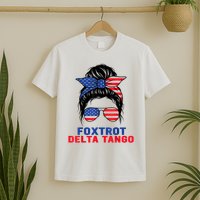 Messy Bun Foxtrots Deltas Tangos Bear Foxtrots Deltas Tango T-Shirt