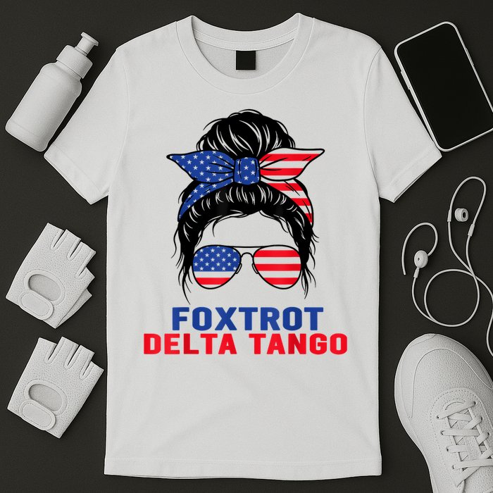 Messy Bun Foxtrots Deltas Tangos Bear Foxtrots Deltas Tango T-Shirt