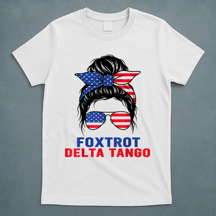 Messy Bun Foxtrots Deltas Tangos Bear Foxtrots Deltas Tango T-Shirt