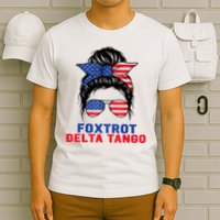 Messy Bun Foxtrots Deltas Tangos Bear Foxtrots Deltas Tango T-Shirt