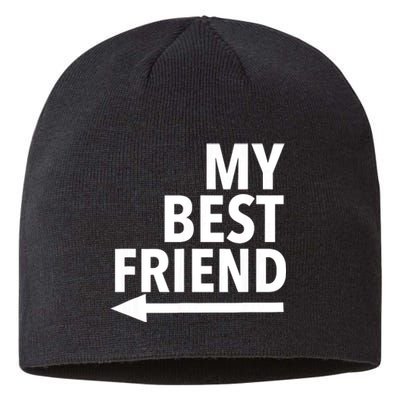 My Best Friend T With Arrow Right Sustainable Beanie