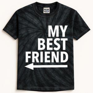 My Best Friend T With Arrow Right Kids Tie-Dye T-Shirt