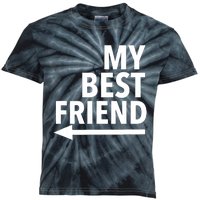 My Best Friend T With Arrow Right Kids Tie-Dye T-Shirt