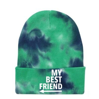 My Best Friend T With Arrow Right Tie Dye 12in Knit Beanie