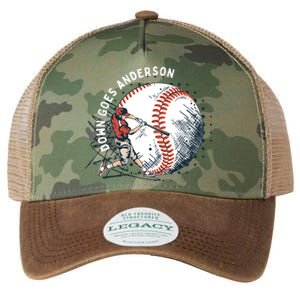 Meme Baseball Funny Down Goes Anderson Legacy Tie Dye Trucker Hat