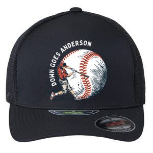 Meme Baseball Funny Down Goes Anderson Flexfit Unipanel Trucker Cap