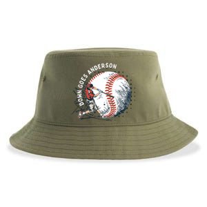 Meme Baseball Funny Down Goes Anderson Sustainable Bucket Hat