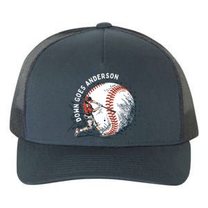 Meme Baseball Funny Down Goes Anderson Yupoong Adult 5-Panel Trucker Hat