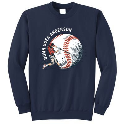 Meme Baseball Funny Down Goes Anderson Sweatshirt