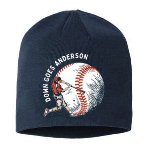 Meme Baseball Funny Down Goes Anderson Sustainable Beanie