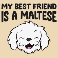 My Best Friend Is A Maltese Dog Zip Tote Bag