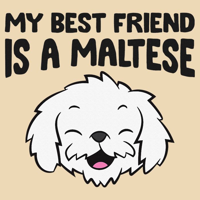 My Best Friend Is A Maltese Dog Zip Tote Bag
