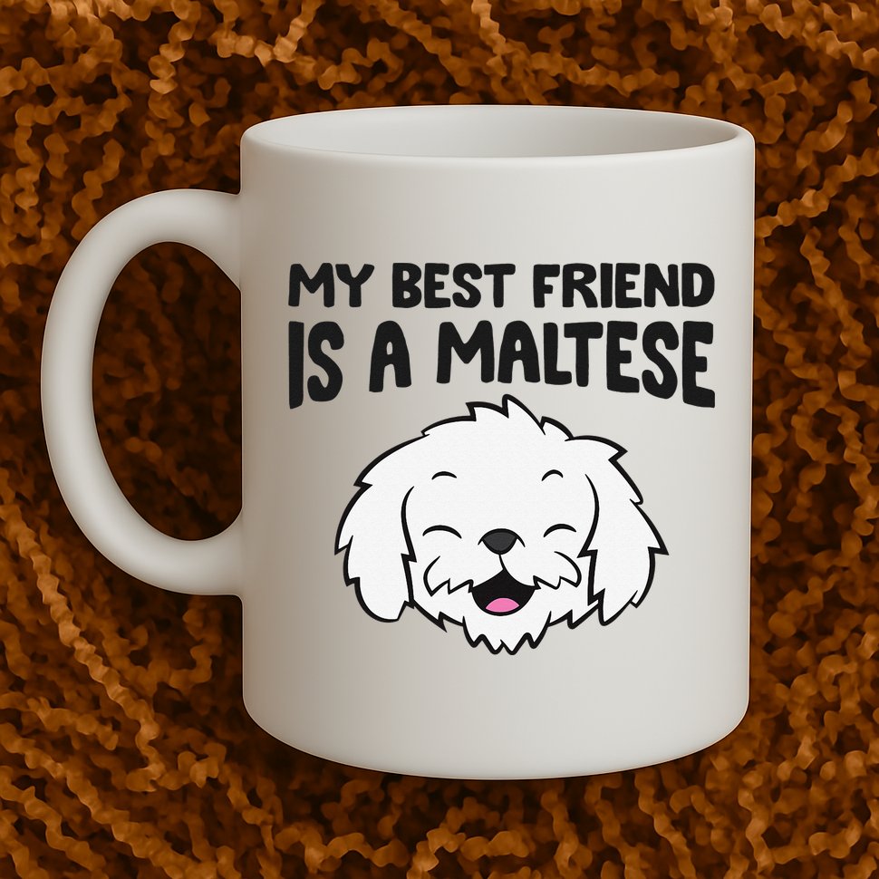 My Best Friend Is A Maltese Dog Mug