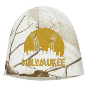 Milwaukee Baseball Fan Kati - Camo Knit Beanie