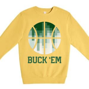 Milwaukee Basketball Fan Premium Crewneck Sweatshirt