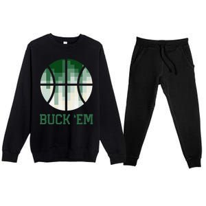 Milwaukee Basketball Fan Premium Crewneck Sweatsuit Set