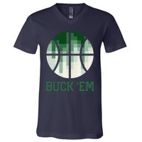 Milwaukee Basketball Fan V-Neck T-Shirt