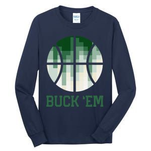 Milwaukee Basketball Fan Tall Long Sleeve T-Shirt