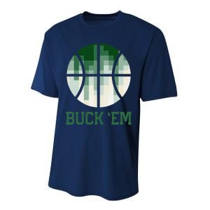 Milwaukee Basketball Fan Performance Sprint T-Shirt