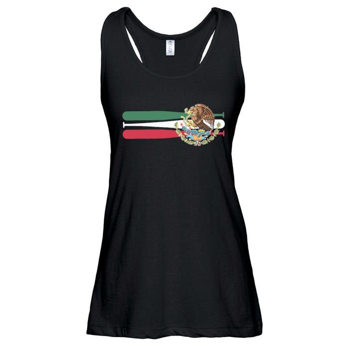 Mexico Baseball Flag Ladies Essential Flowy Tank