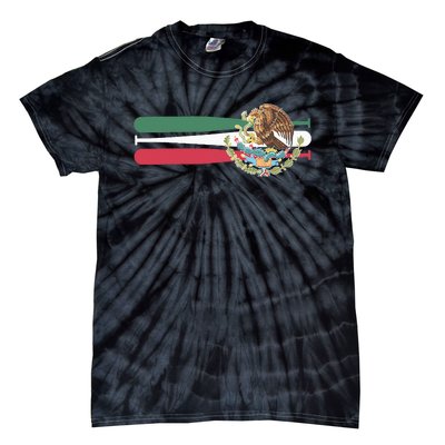 Mexico Baseball Flag Tie-Dye T-Shirt