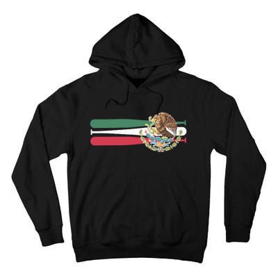 Mexico Baseball Flag Tall Hoodie