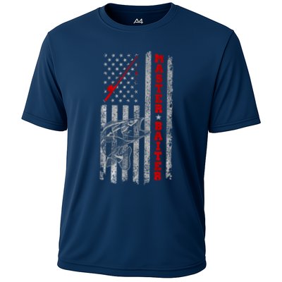 Master Baiter For Funny Fishings For Fisherman Performance Shirt