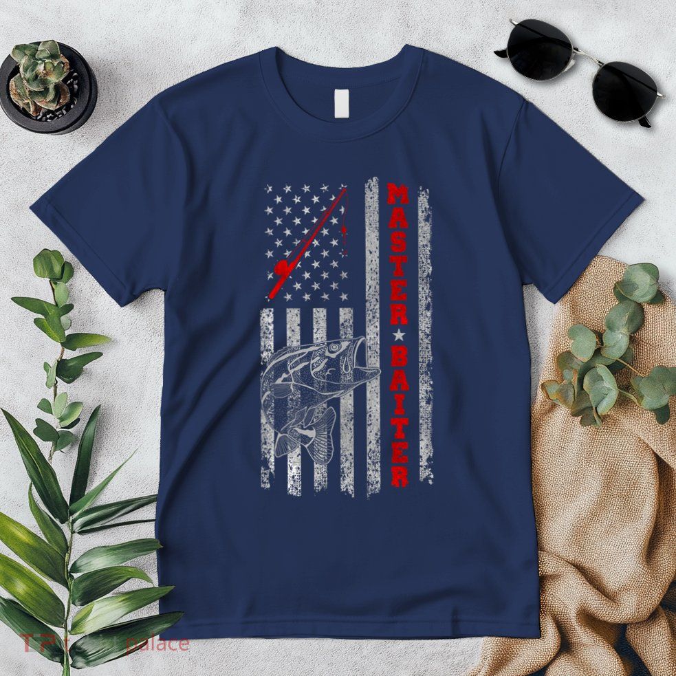 Master Baiter For Funny Fishings For Fisherman Premium T-Shirt