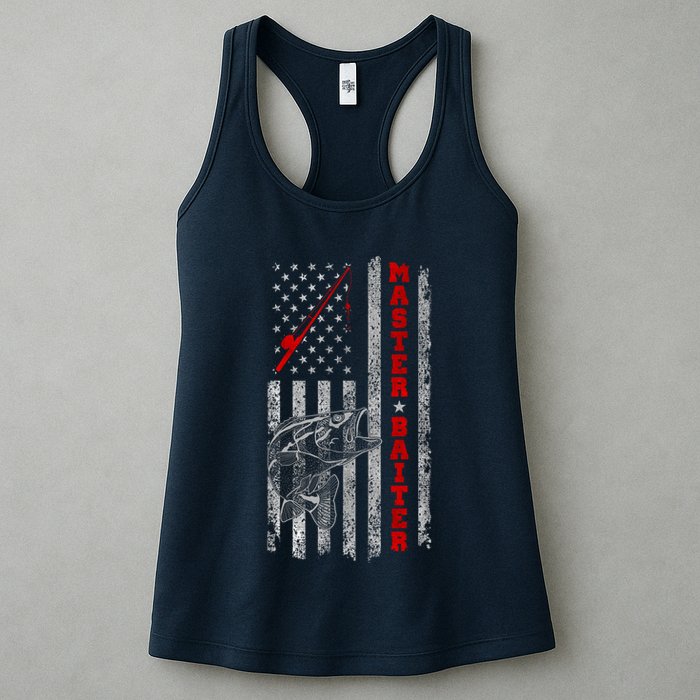 Master Baiter For Funny Fishings For Fisherman Womens Tank Top