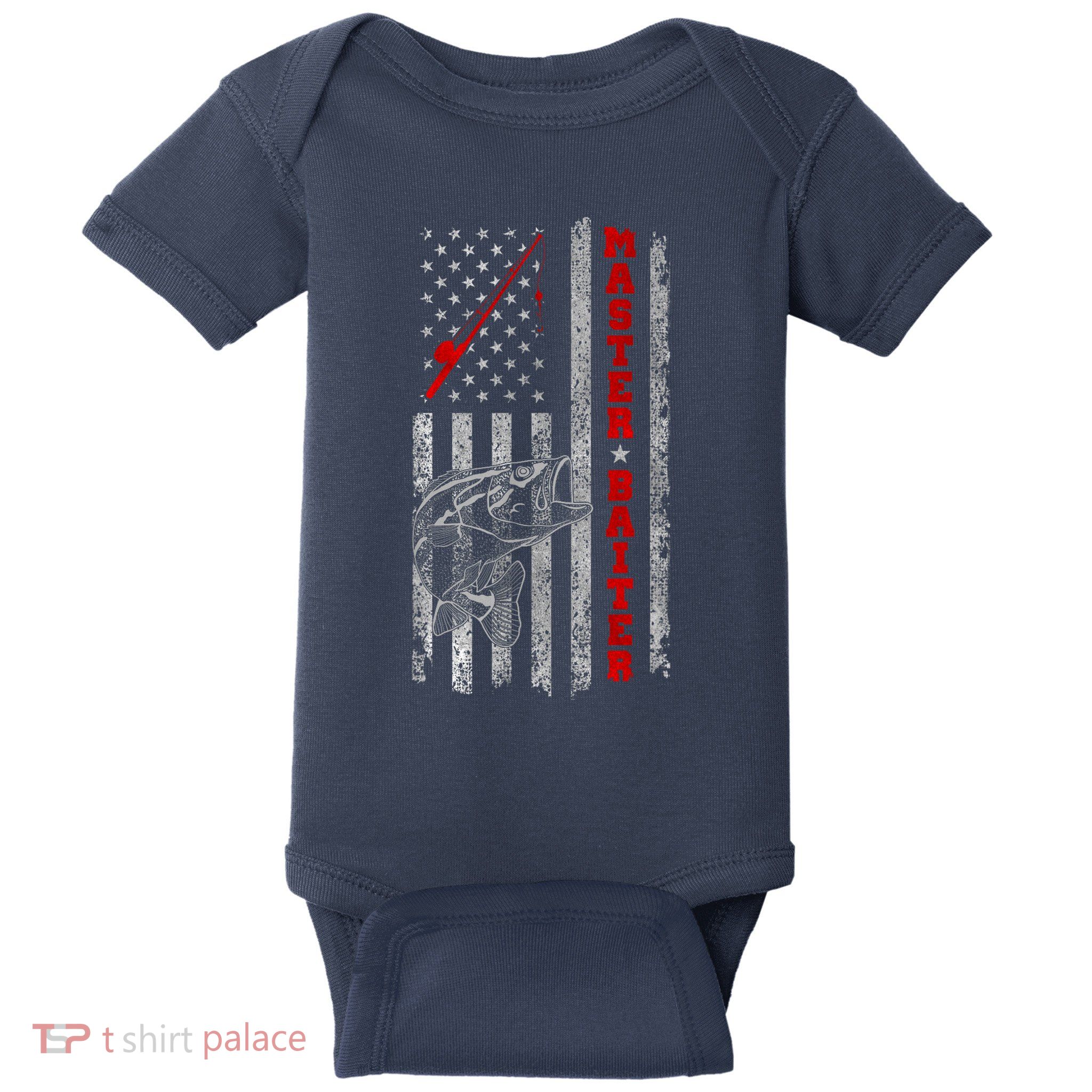 Master Baiter For Funny Fishings For Fisherman Baby Bodysuit