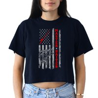 Master Baiter For Funny Fishings For Fisherman Women's Crop Top Tee