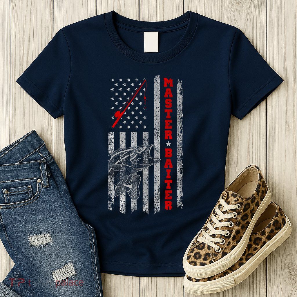 Master Baiter For Funny Fishings For Fisherman Womens T-Shirt