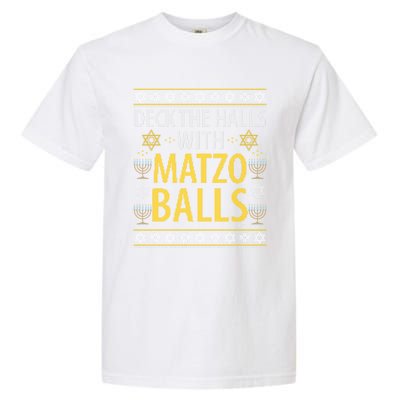 Matzo Balls Funny Hanukkah Theme Holiday Idea Quote Gift Garment-Dyed Heavyweight T-Shirt