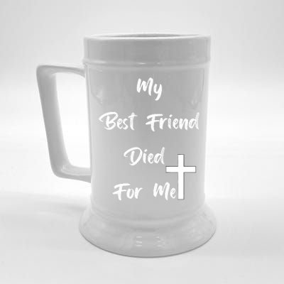 My Best Friend Beer Stein