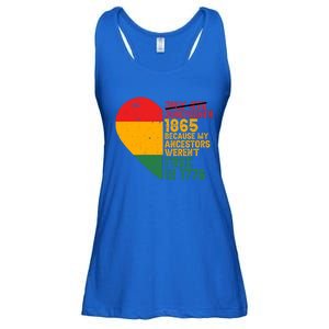 Melanin Black Freedom Day African American Junenth Hearts Gift Ladies Essential Flowy Tank