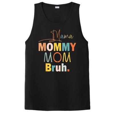 Mommy Bruh Funny Quote Gift PosiCharge Competitor Tank