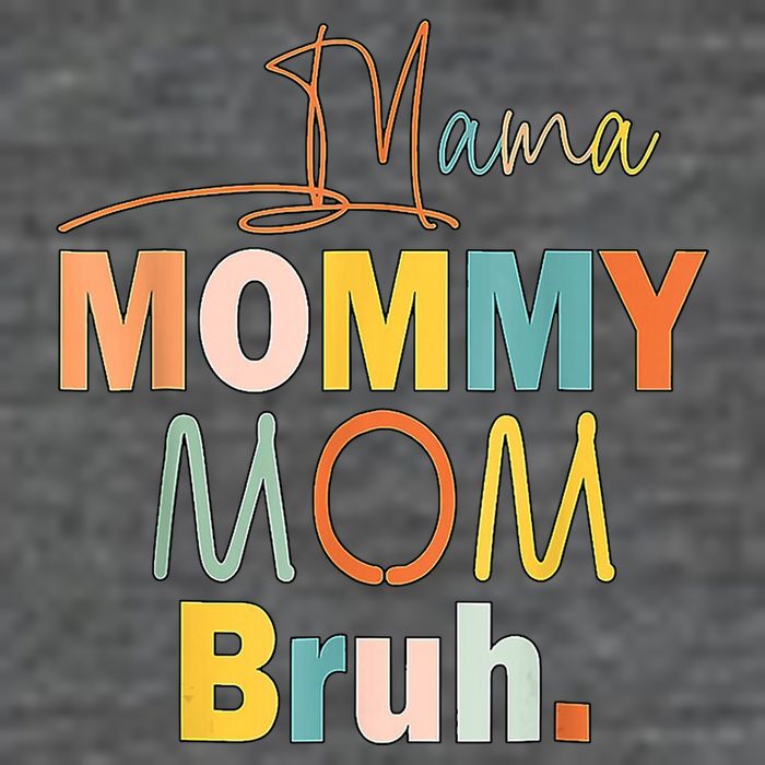Mommy Bruh Funny Quote Gift Flatbill Hat