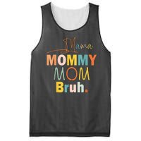 Mommy Bruh Funny Quote Gift Mesh Reversible Basketball Jersey Tank