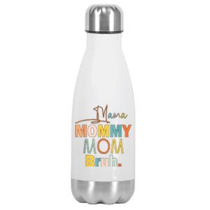 Mommy Bruh Funny Quote Gift Stainless Steel Insulated Water Bottle