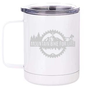 Mountain Bike For Life Gift Road Cyling 12 oz Stainless Steel Tumbler Cup