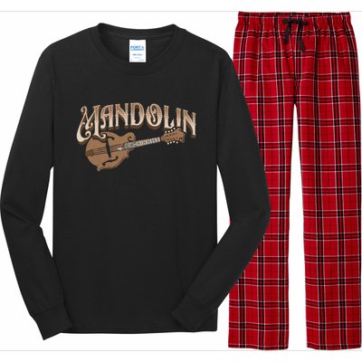 Mandolin Bluegrass Folk Music Mandolin Player Musicians Long Sleeve Long Sleeve Pajama Set