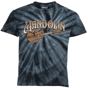 Mandolin Bluegrass Folk Music Mandolin Player Musicians Long Sleeve Kids Tie-Dye T-Shirt