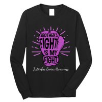 My Brothers Fight Is My Fight Testicular Cancer Awareness Long Sleeve Shirt